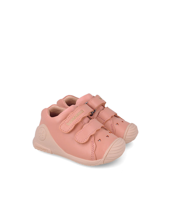 Pantofi Biomecanics din Piele Roz 261101-B193 Petalo 