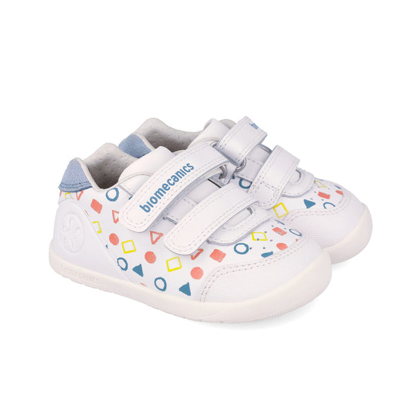 Pantofi Baieti Biomecanics 262166-B050 Calapod Lat Alb